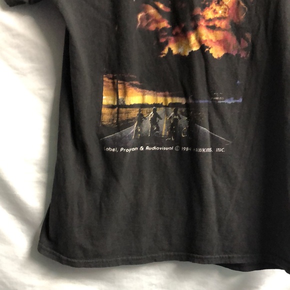 Stranger Things Netflix, small short sleeve T-shirt, game program Hawkins Inc sm - Picture 4 of 9